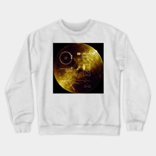 Voyager spacecraft plaque (R262/0086) Crewneck Sweatshirt